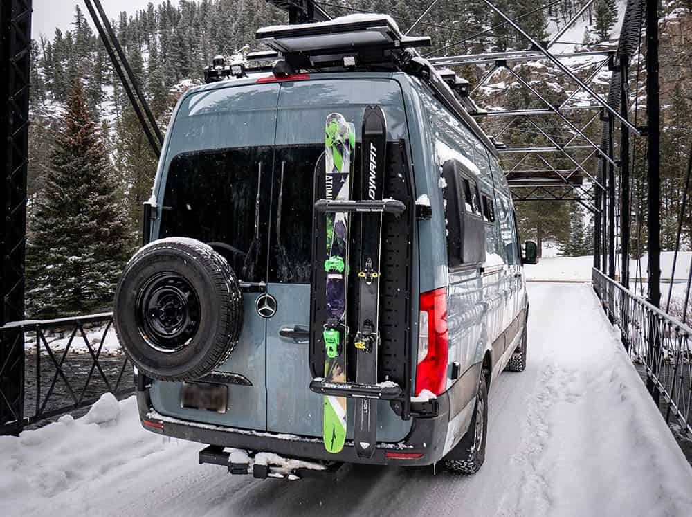 Flatline Van Co Rear Door Platform