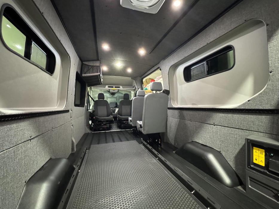 GoCode Ford Transit Innie Sleeper: Passenger-Side