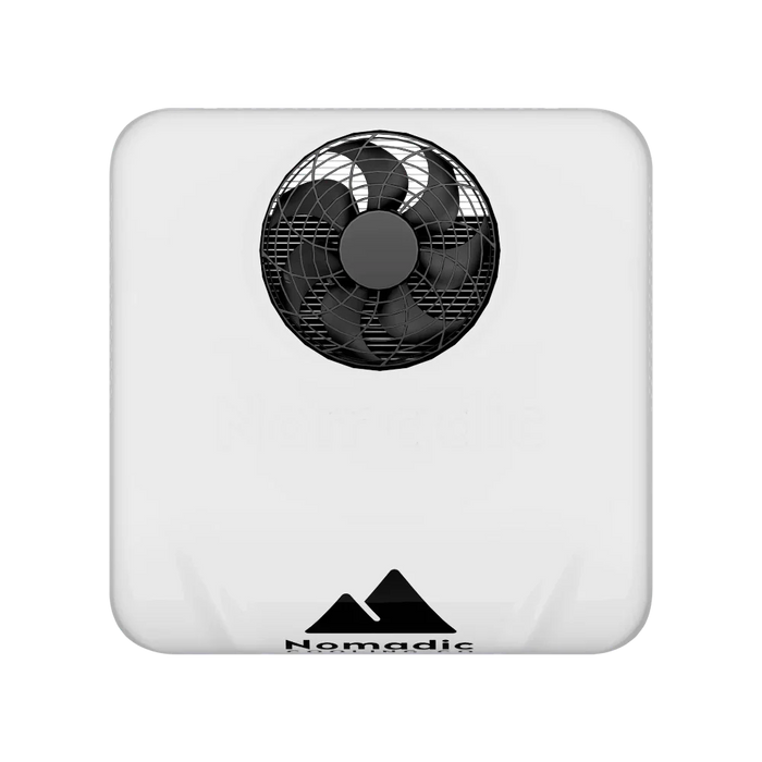 Nomadic Cooling X3 RV Air Conditioner (12/24/48V)_White - Top View - Campervan HQ
