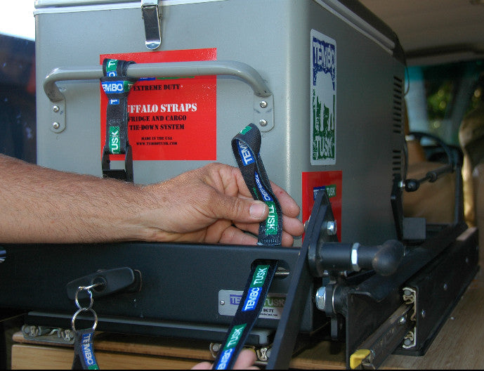 TemboTusk Tembo Straps: Extreme Duty Fridge & Cargo Tie Down System