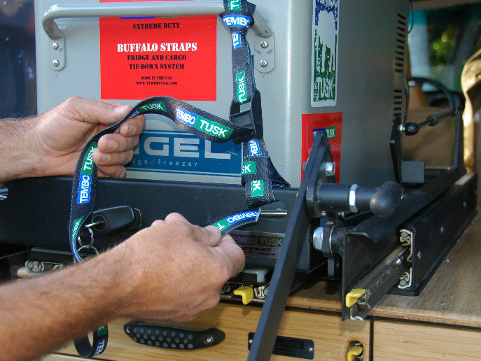 TemboTusk Tembo Straps: Extreme Duty Fridge & Cargo Tie Down System