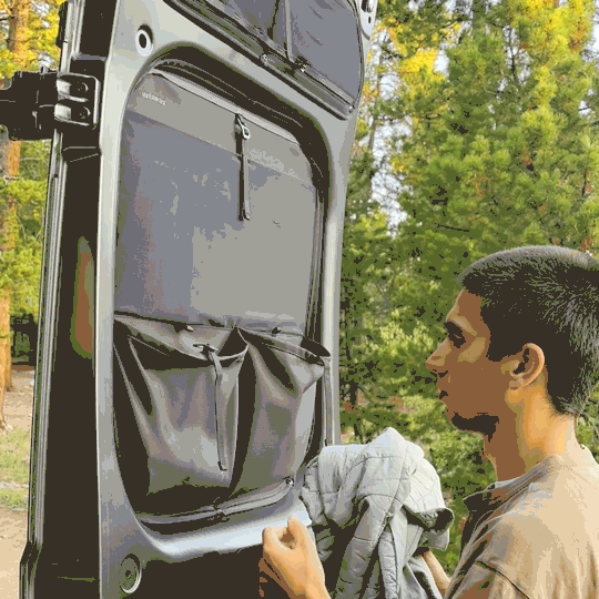 VanEssential Ram Promaster Middle Rear Door Storage Panels (Pair)