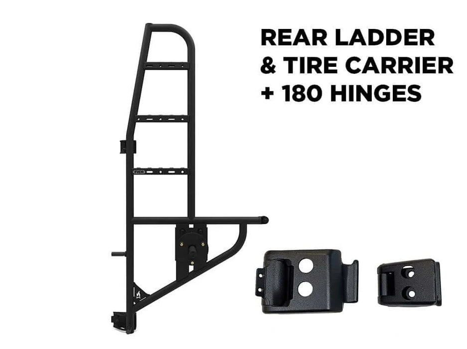 Flatline Van Co Sprinter Van Rear Ladder + Tire Carrier