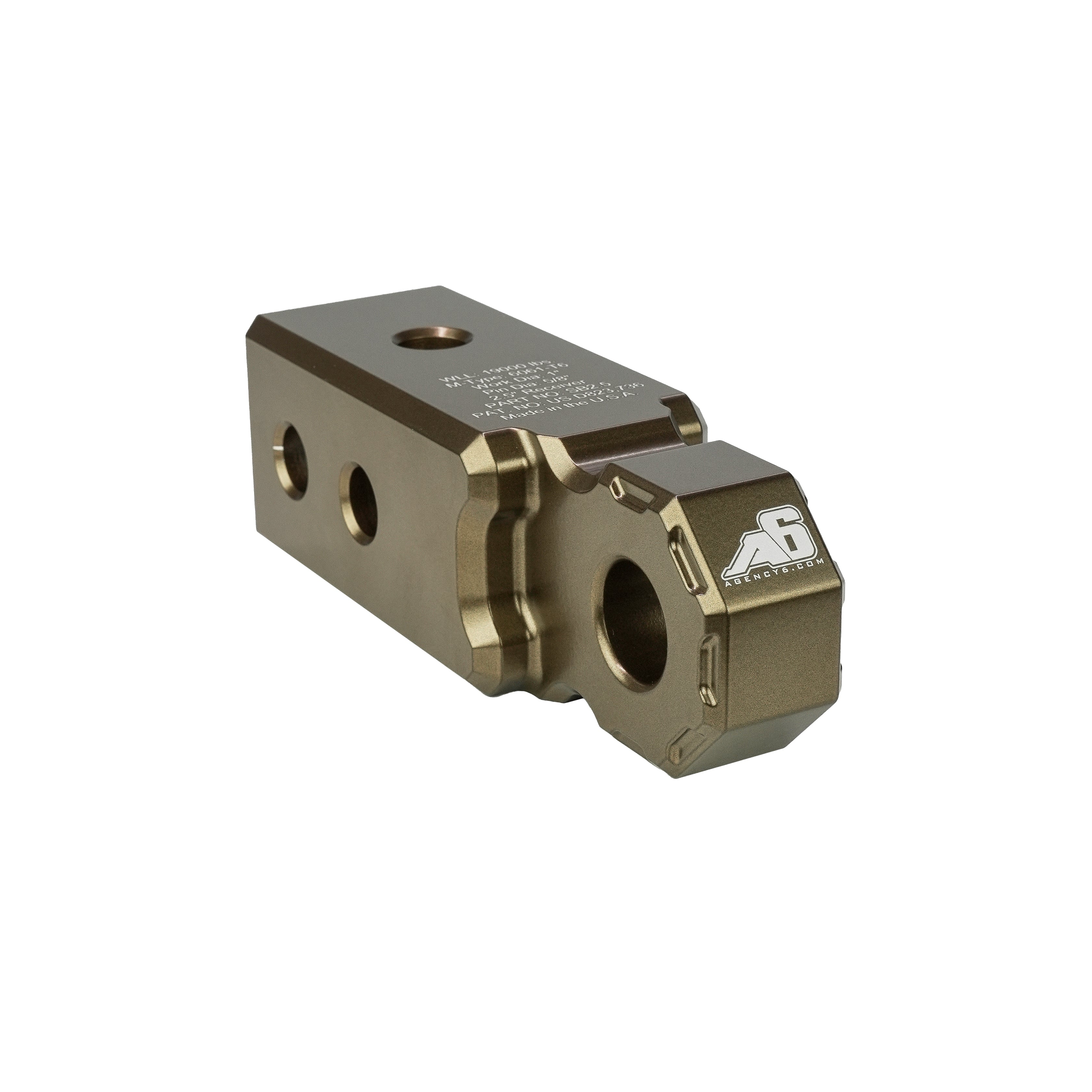 Shackle Block 2.5" - Black
