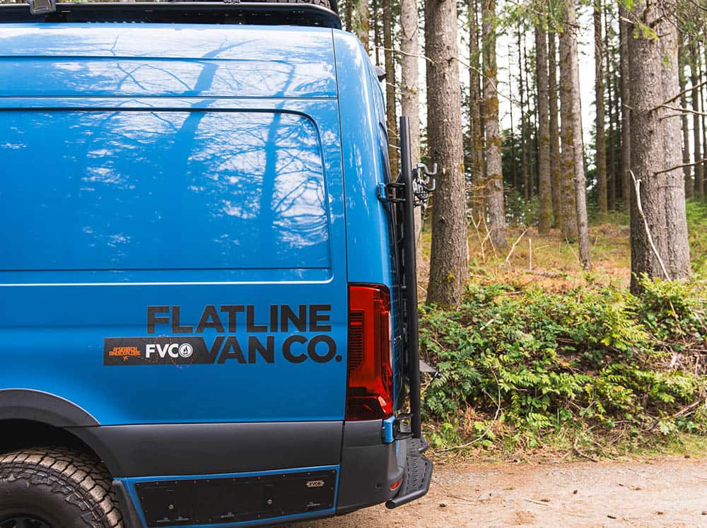 Flatline Van Co Rear Door Platform