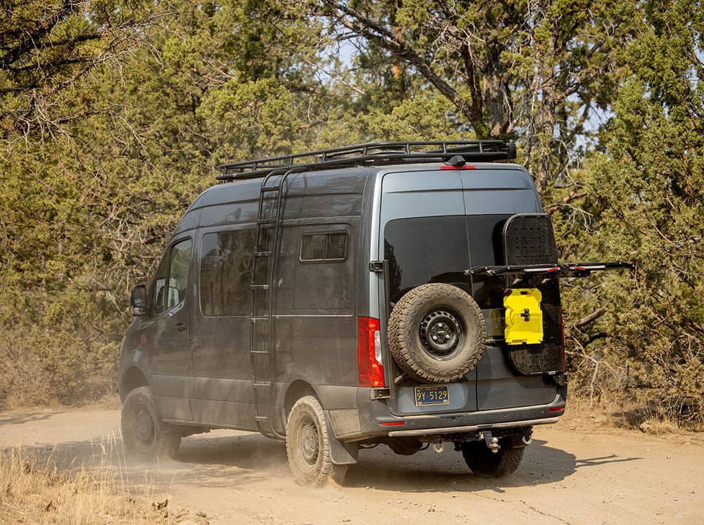 Flatline Van Co Rear Door Platform
