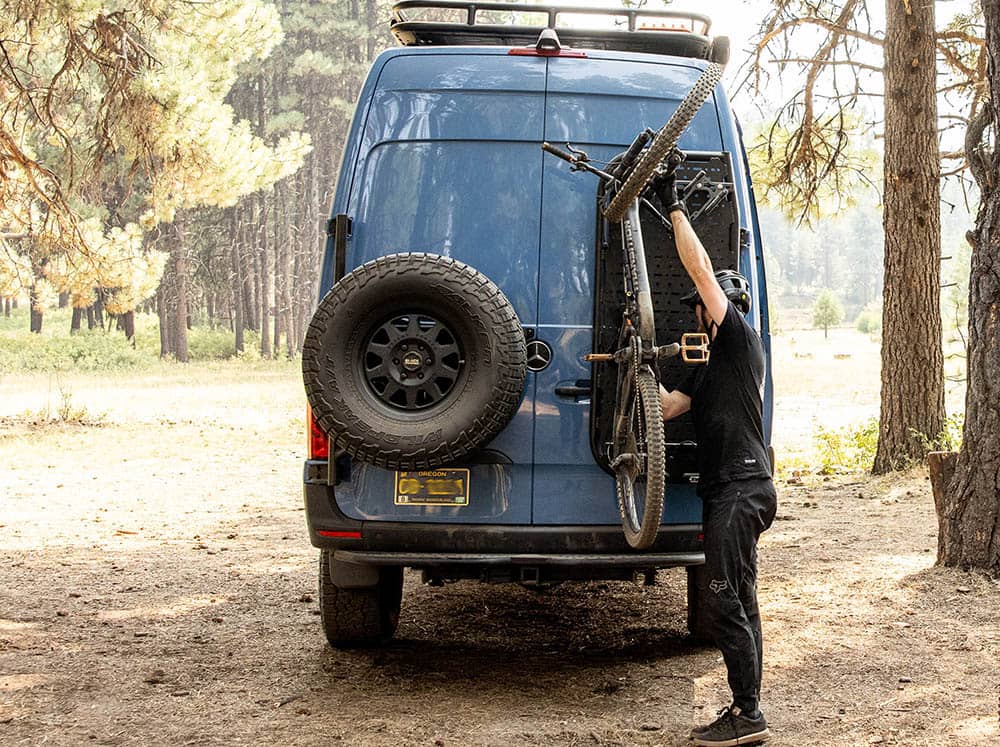 Flatline Van Co Rear Door Platform