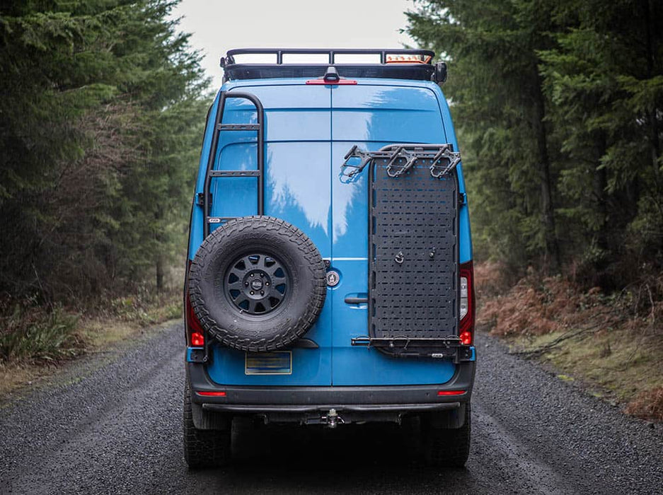 Flatline Van Co Sprinter Van Rear Ladder + Tire Carrier