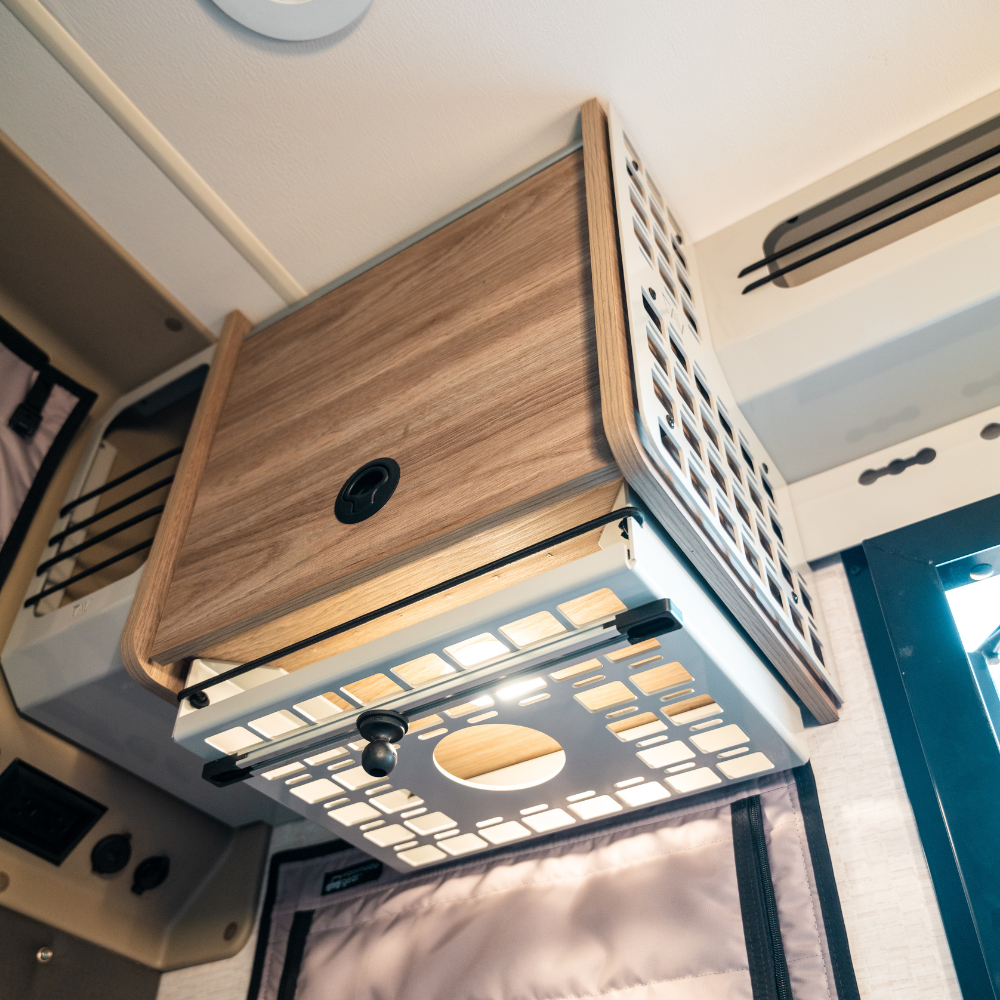 Canyon Adventure Vans Ekko Under Cabinet Shelf Passenger Side