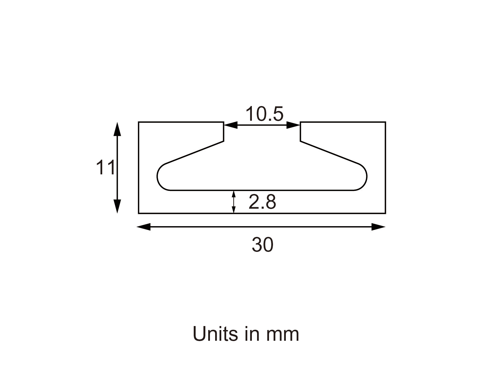 High Capacity Squared L Track