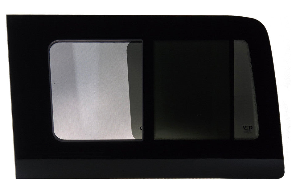 VWD 2007+ Mercedes Sprinter Driver Side Rear Quarter Slider Window (170"/170"EXT) (Front Opening) (SL103-SL)