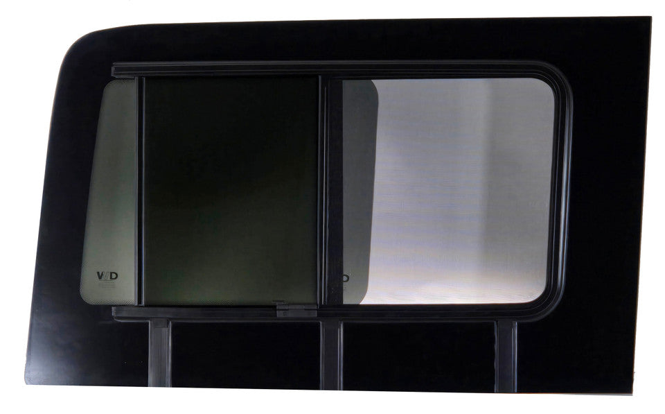VWD 2007+ Mercedes Sprinter Driver Side Rear Quarter Slider Window (170"/170"EXT) (Front Opening) (SL103-SL)