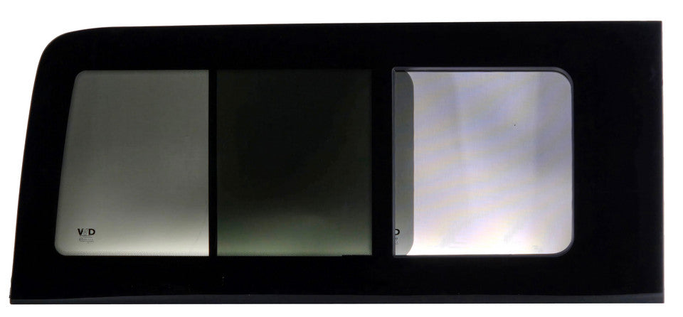 VWD 2007+ Mercedes Sprinter Passenger Side Rear Quarter Slider Window (144") (Front Opening) (SR104-SL)
