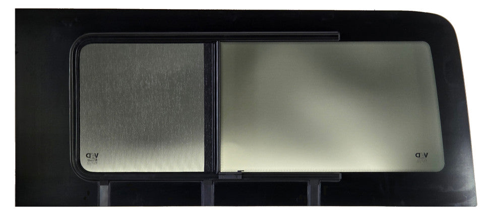 VWD 2007+ Mercedes Sprinter Passenger Side Rear Quarter Slider Window (144") (Front Opening) (SR104-SL)