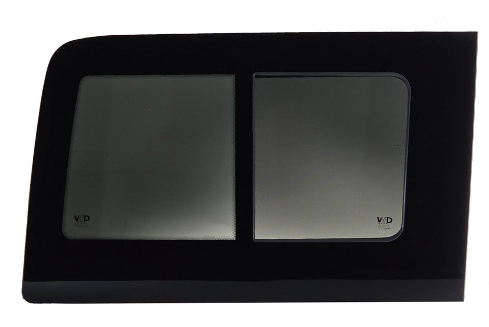 VWD 2007+ Mercedes Sprinter Passenger Side Rear Quarter Slider Window (170"/170"EXT) (Front Opening) (SR103-SL)