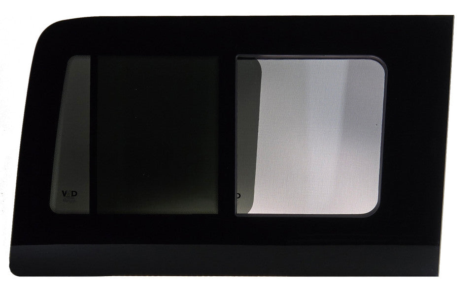 VWD 2007+ Mercedes Sprinter Passenger Side Rear Quarter Slider Window (170"/170"EXT) (Front Opening) (SR103-SL)