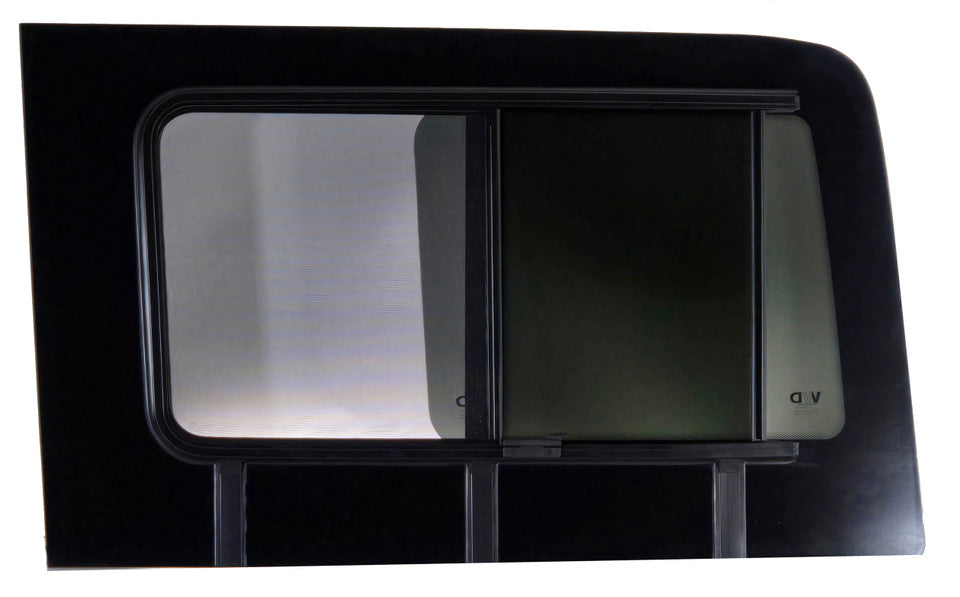 VWD 2007+ Mercedes Sprinter Passenger Side Rear Quarter Slider Window (170"/170"EXT) (Front Opening) (SR103-SL)
