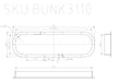 VWD BUNK3110 Interior Trim Beauty Ring (BR-BUNK3110)