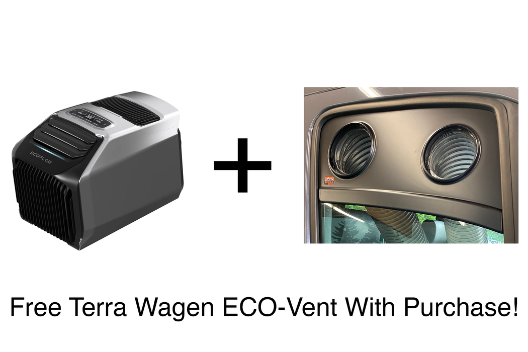 EcoFlow Wave 2 Portable Air Conditioner + Free Terra Wagen ECO-Vent