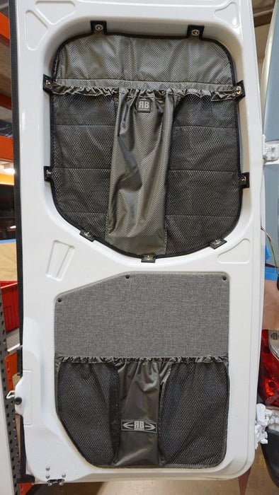 RB Components 2019+ Sprinter Fabric Rear Door Window Stuff Bag Van Land