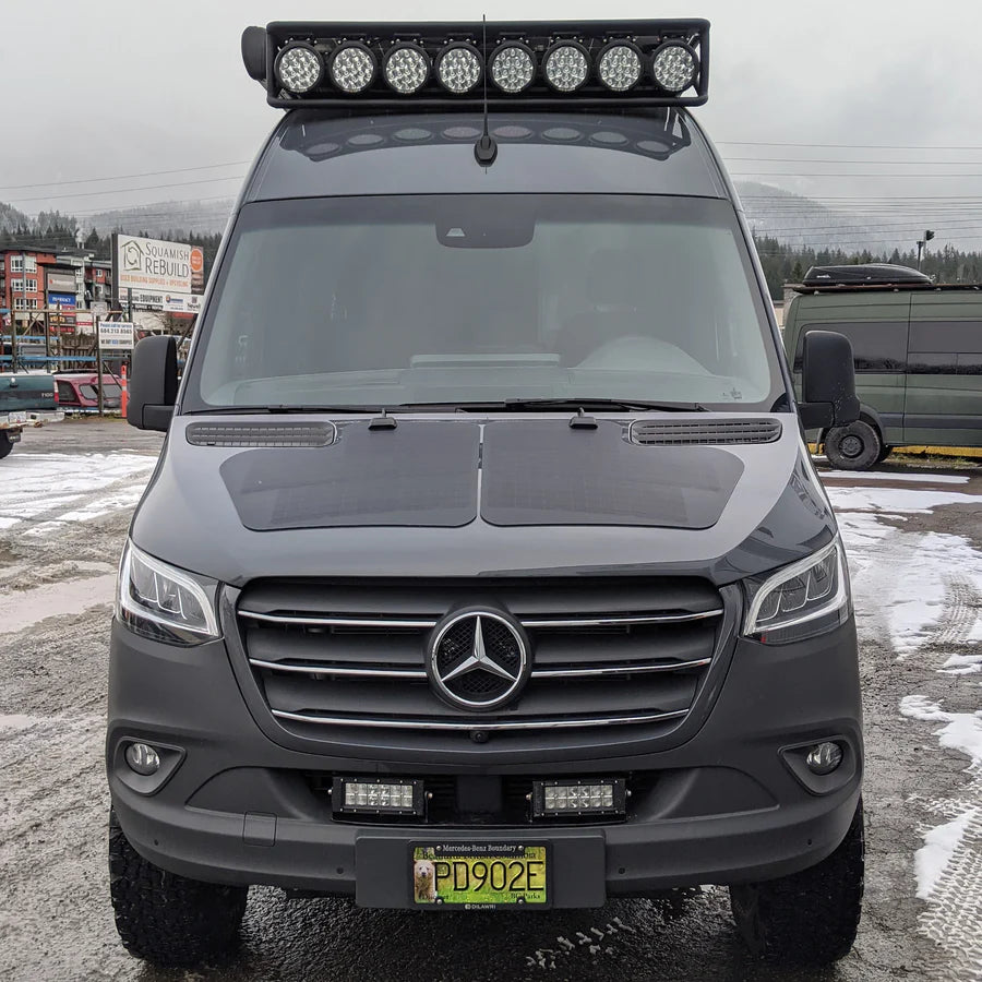 Cascadia 4x4 Complete VSS System™ 90 Watt Hood Solar Panels (2019+)