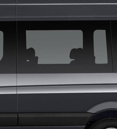 AMA Driver Side Middle Solid Glass Window 2007-2022 Van Land