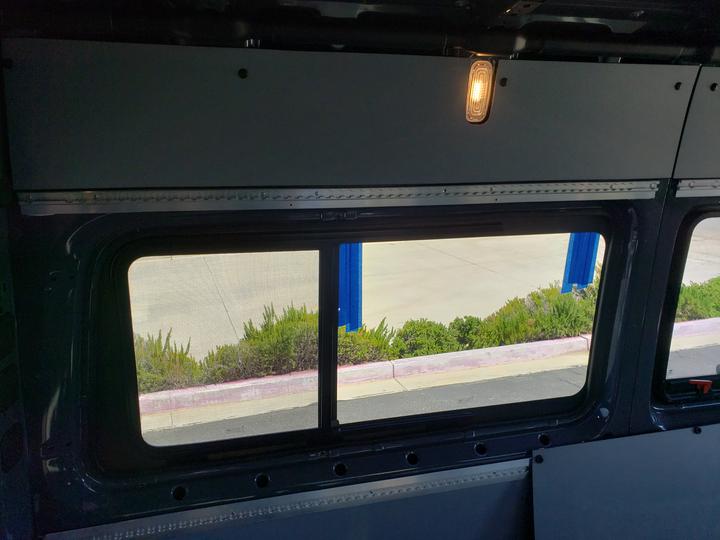 AMA Driver Side Rear Quarter Screened Half Slider Window 144" WB 2007-2024