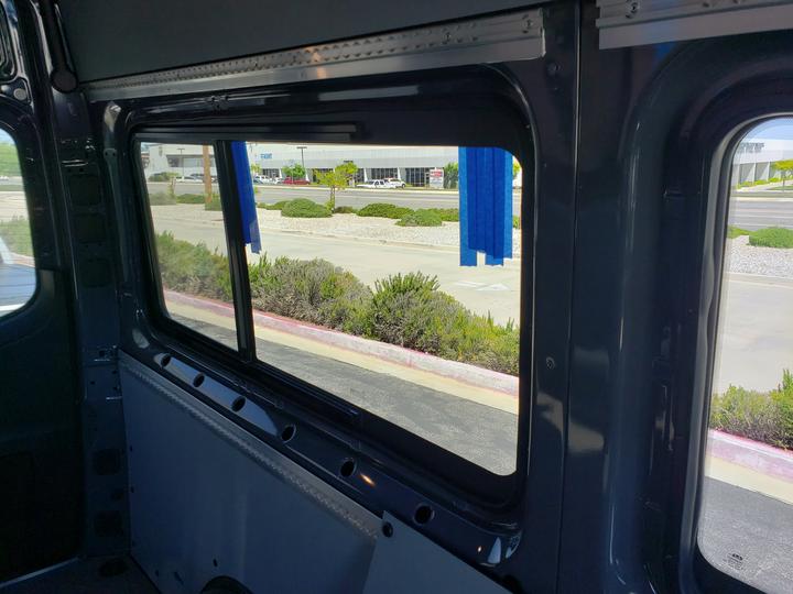 AMA Driver Side Rear Quarter Screened Half Slider Window 170" WB 2007-2024