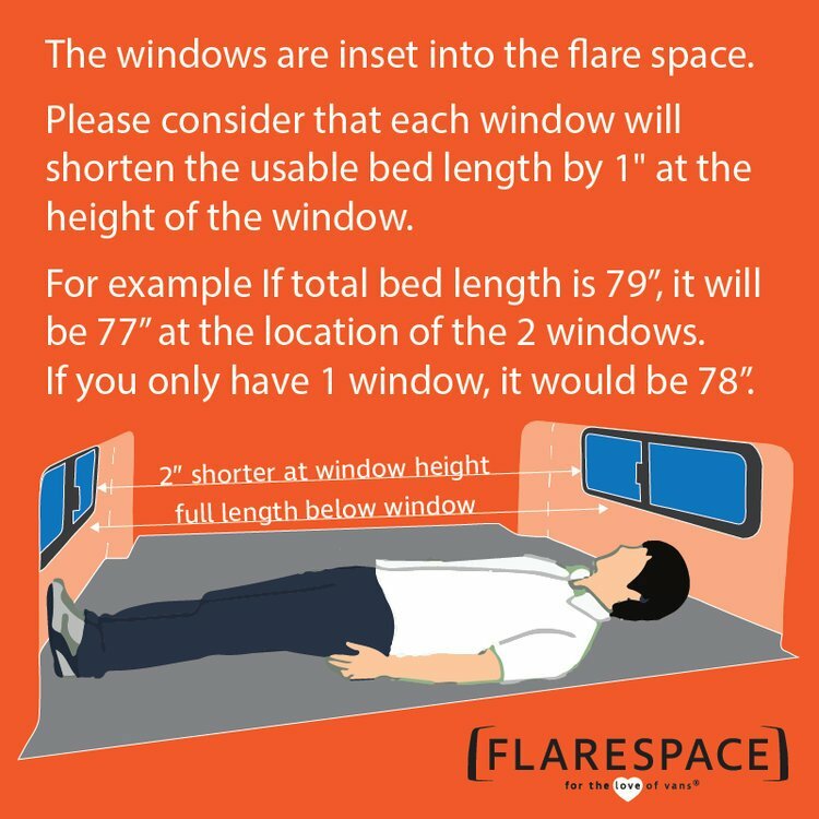 Flarespace Flares for the 144" Sprinter