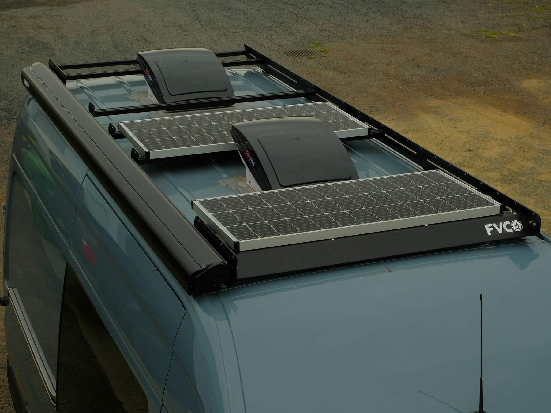 Flatline Van Co High Roof- Low Pro Roof Rack 144" 2007+