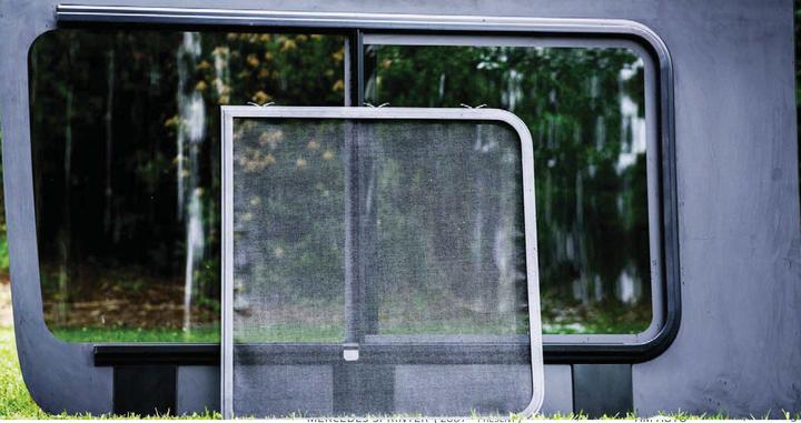 AMA Passenger Side Sliding Door Screened Half-Slider Window 2007-2022 Van Land
