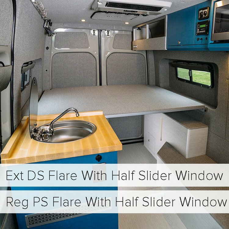 Flarespace Flares for the 144" Sprinter