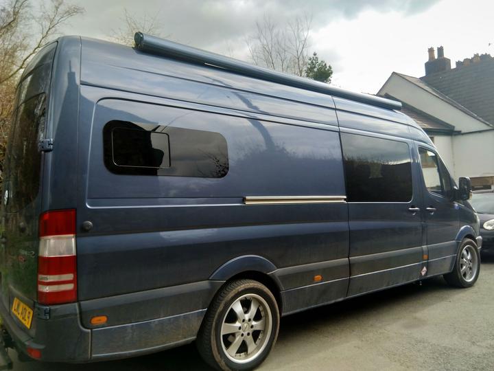 AMA Van Bunk Half-Slider Window Passenger Side 40" x 15" 2007-2024 (UBW-R4015-HSS-6300 P)