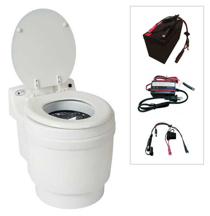 Laveo™ DF1045 Dry Flush Portable Toilet