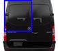 VWD DRIVER REAR CARGO DOOR SOLID GLASS WINDOW SPRINTER VAN 19-21 Van Land