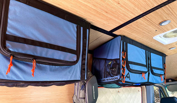 Adventure Wagon Mule Bags - Soft Overhead Storage Lockers Van Land