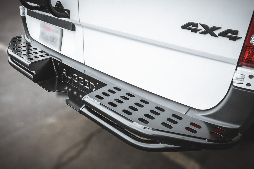 Rugged Designs Rear Aluminum Sprinter Bumper Van Land