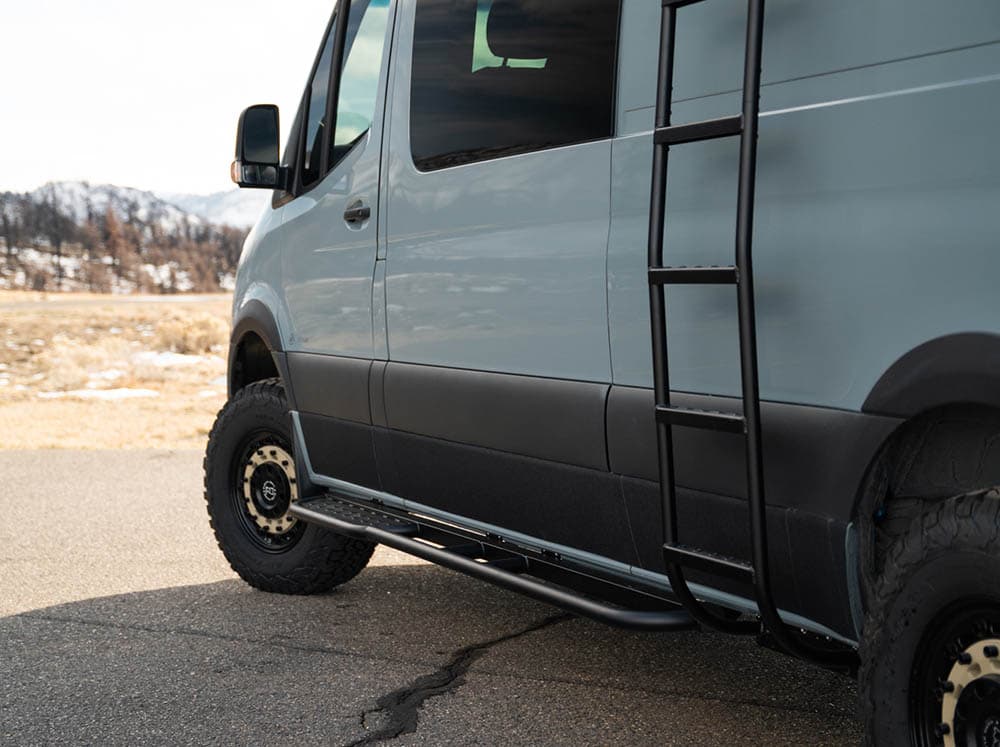 Flatline Van Co Sprinter Side Steps